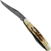Case Muskrat 77463 Damascus Vintage Bone, pocket knife