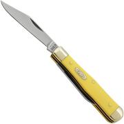 Case Small Swell Center Jack, Yellow Synthetic Smooth, 81097, 3225 SS, pocket knife