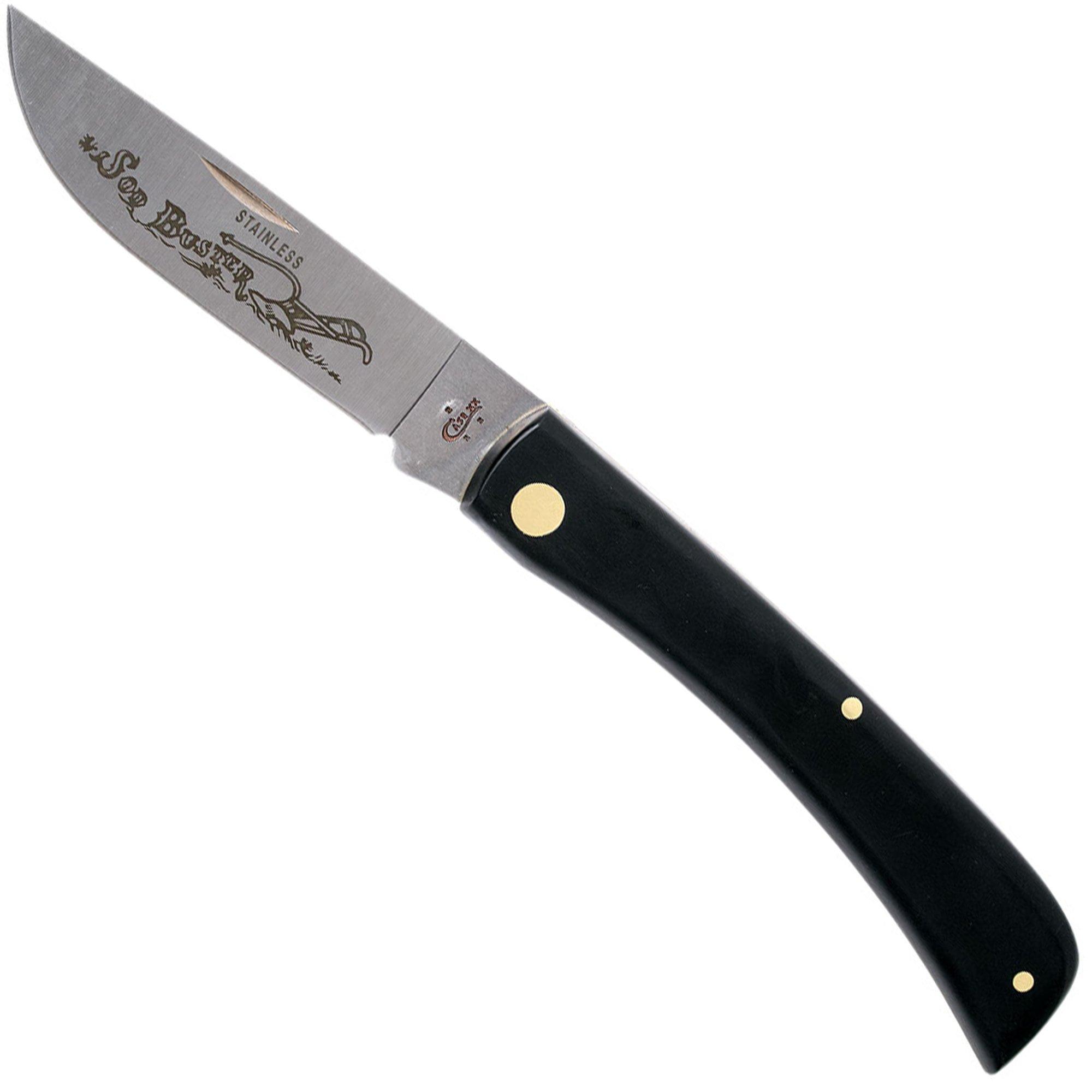 Nóż składany Case Sod Buster Jet Black Synthetic, 00092, 2138 SS