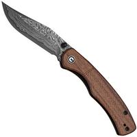 Afbeelding voor Civivi Clingman C23065B-DS1 Damascus, Milled Guibourtia Wood, zakmes, Taylor Martin design