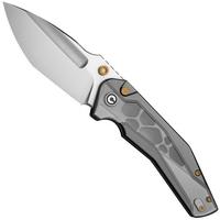 Afbeelding voor Civivi Wellmax Limited C24008C-1 Satin 14C28N, Gray Aluminum Polished Lexan Inlay, Limited Edition zakmes, Maciej Torbé design