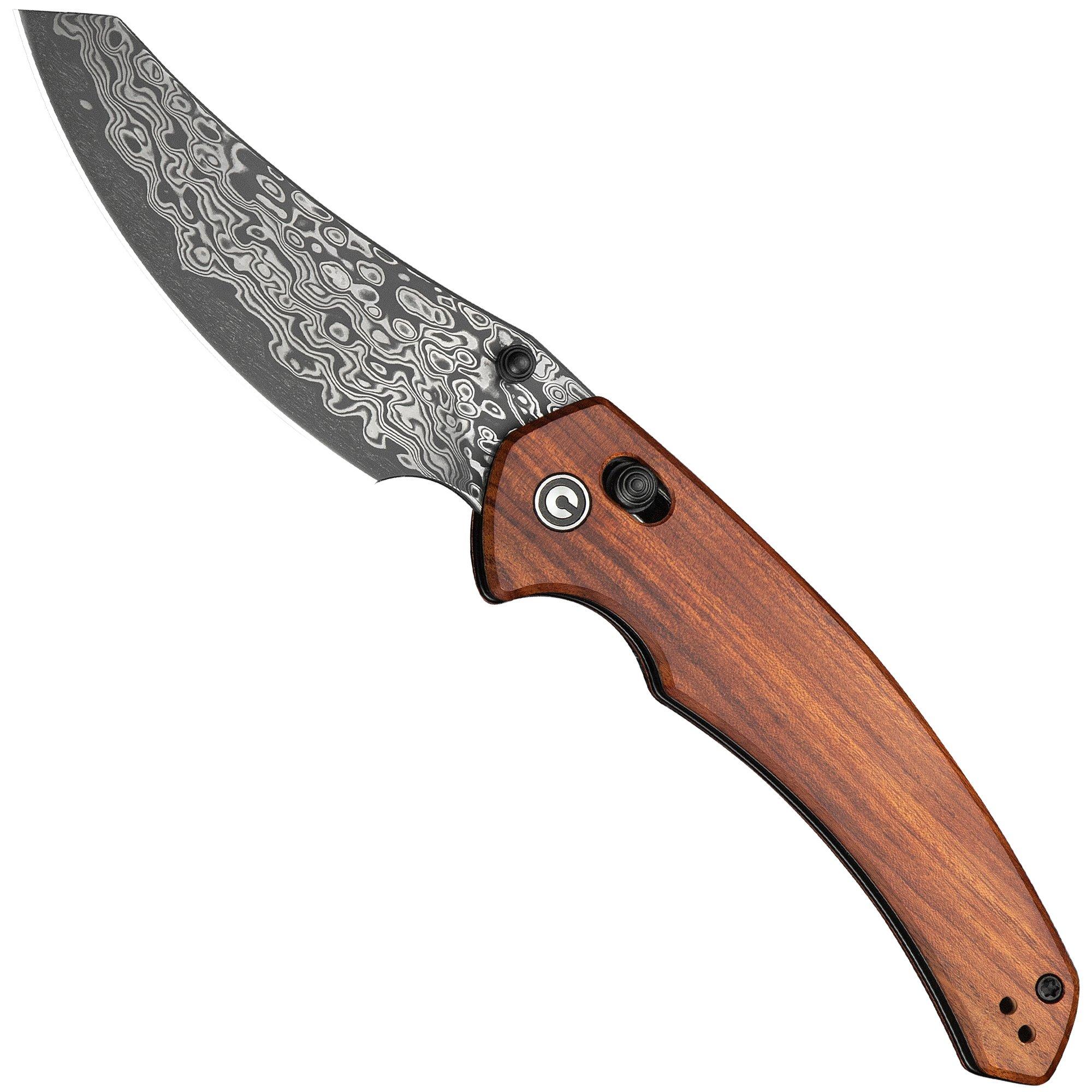 Nóż składany Civivi Sixgill C24050-DS1 Damascus Guibourtia Wood