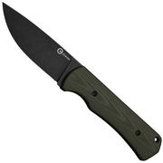 Image for Civivi Jencks C24051-2 Blackwashed 14C28N, OD Green G10, fixed knife