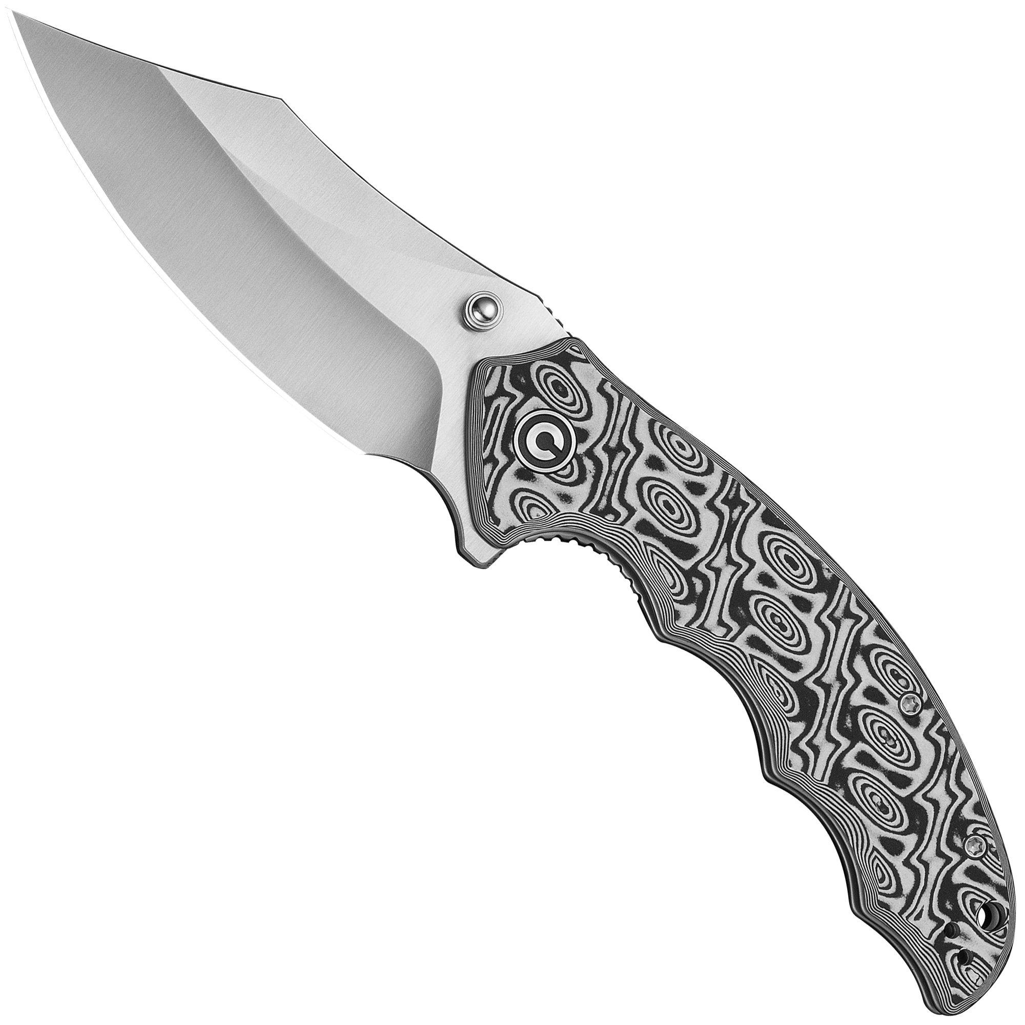 Nóż składany Civivi Pentad C24068-3 Satin Nitro-V, Black White Vortex Micarta