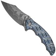 Afbeelding voor Civivi Pentad C24068-DS1 Damascus, Blue White Vortex Micarta, zakmes