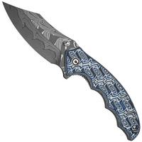 Afbeelding voor Civivi Pentad C24068-DS1 Damascus, Blue White Vortex Micarta, zakmes