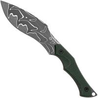Image pour Civivi Vaquita II C047C-DS2 Damascus, Green Canvas Micarta, couteau de cou, Nathaneal Matlack design