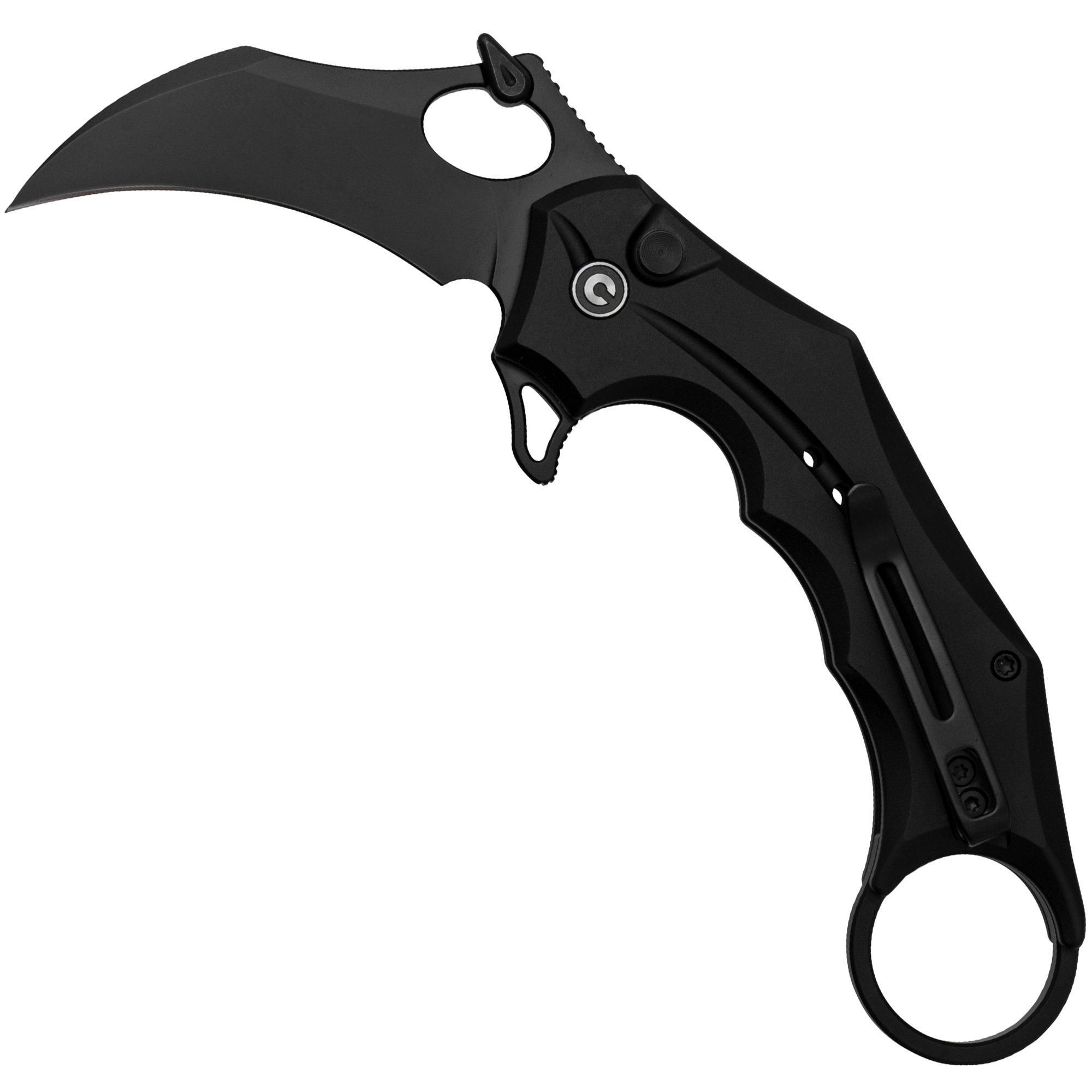 Nóż karambit Civivi Incisor II C16016B-1 Black Aluminium, Black Hawkbill