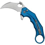 Civivi Incisor II  C16016B-2 Blue Aluminium, Satin Hawkbill karambit, couteau de poche