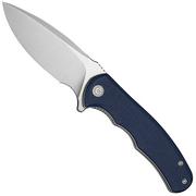 Image pour Civivi Mini Praxis C18026C-6, Satin D2, Blue Canvas Micarta, couteau de poche