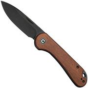 Civivi Elementum Slip Joint C18062AJ-3 Black Stonewashed, Guibourtia Wood, slipjoint zakmes