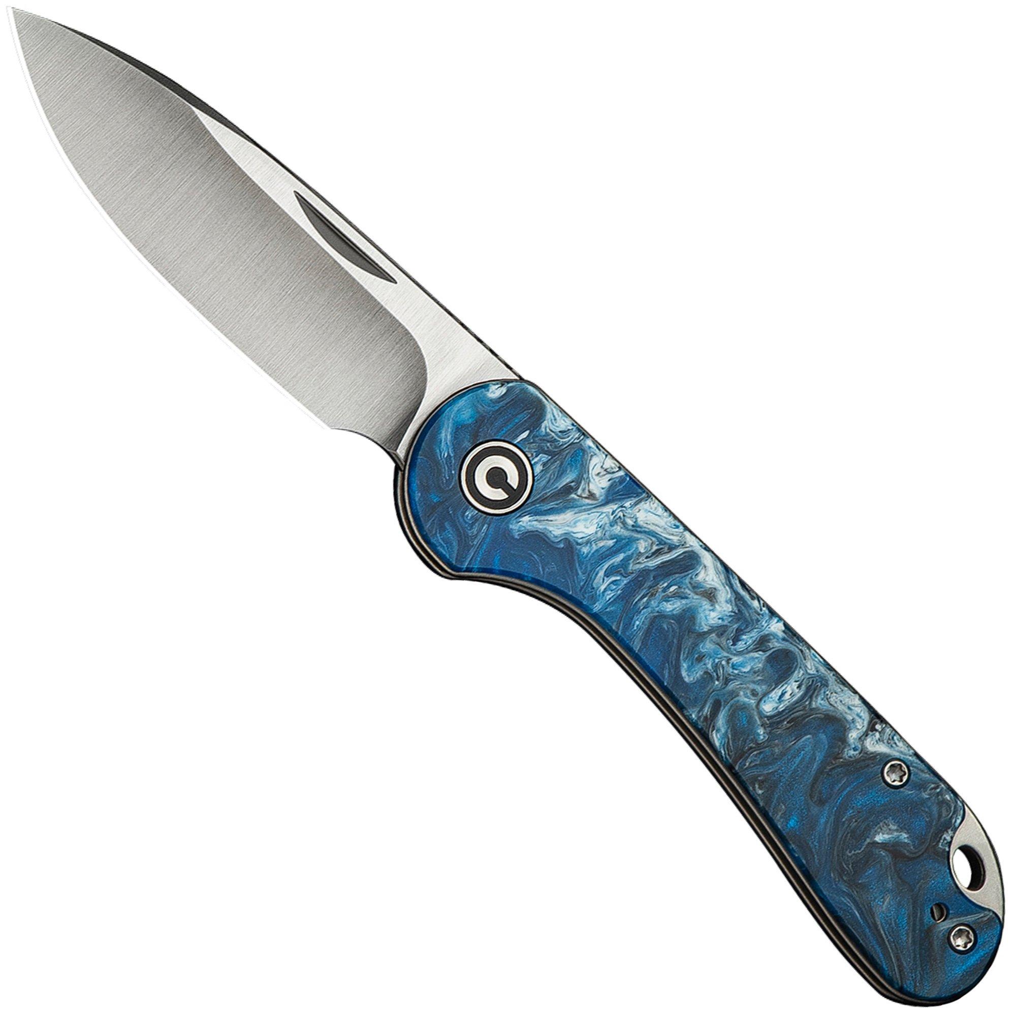 Scyzoryk Civivi Elementum Slip Joint C18062AJ-4 Satin, Blue Ocean Resin