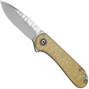 Bild für Civivi Elementum Maze C18062AM-1, Satin Rock-Grind Pattern Nitro-V, Clear Lexan Taschenmesser