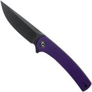 Civivi Mini Asticus C19026B-4 Black Blade, Purple G10 couteau de poche