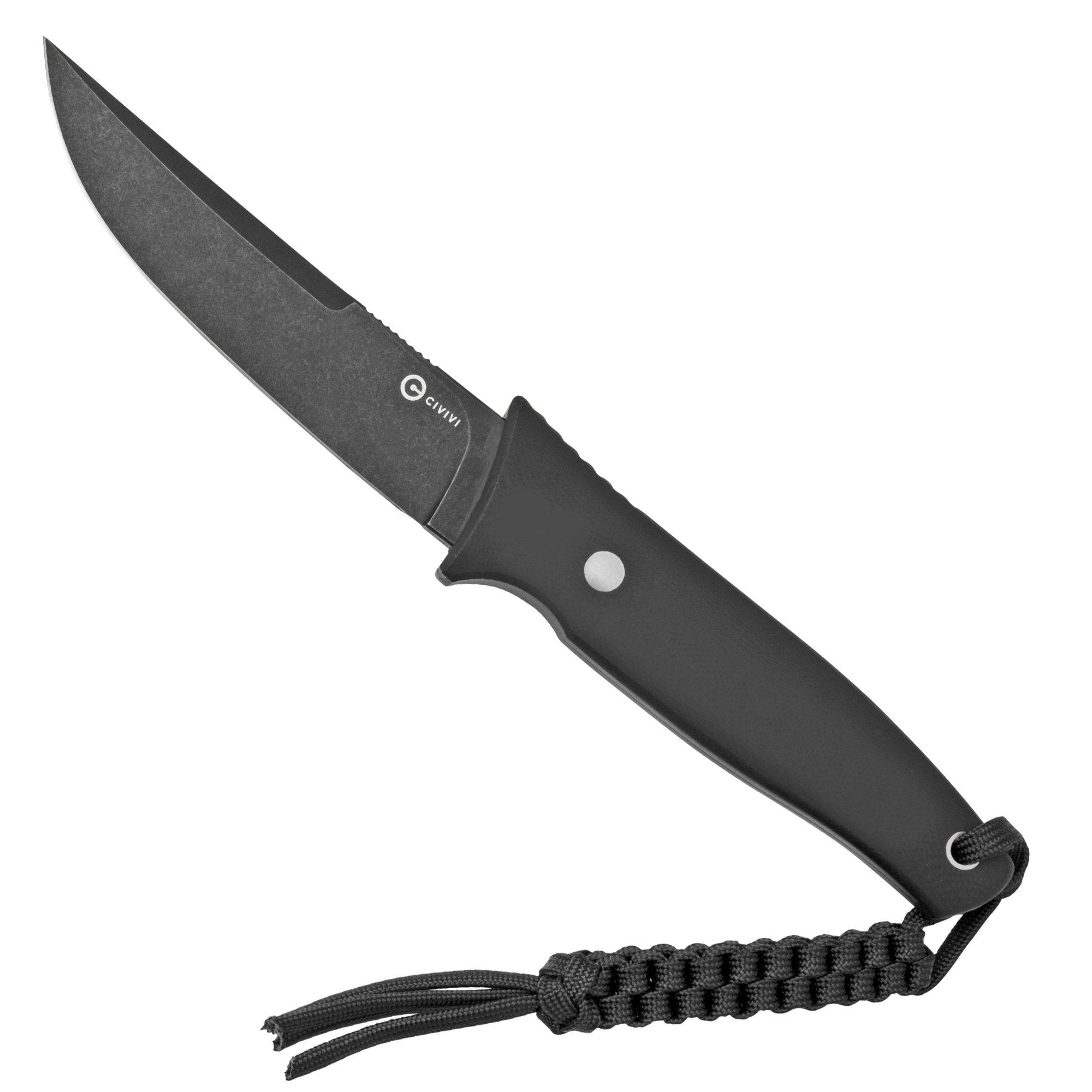 Civivi Tamashii C19046-3 Black G10, Blackwashed vaststaand mes, Bob Terzuola design