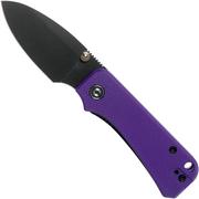Civivi Baby Banter C19068S-4 Purple G10, Black Stonewashed couteau de poche, Ben Petersen design