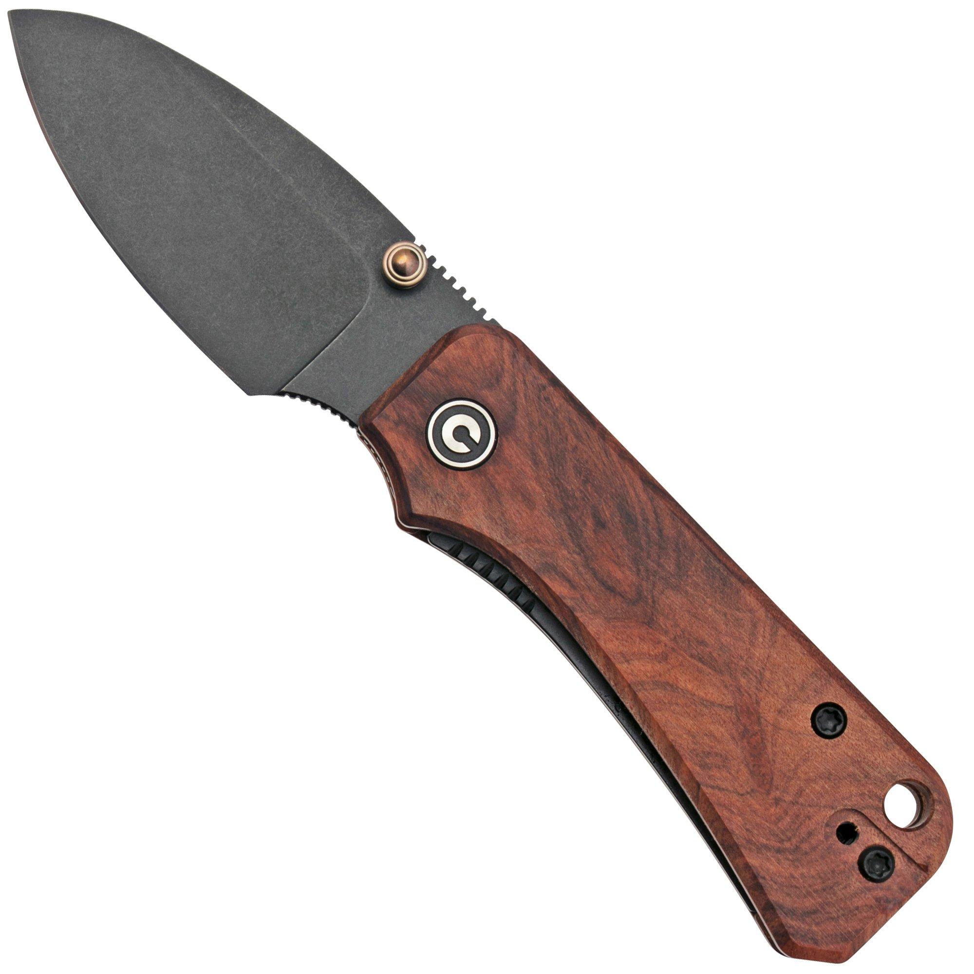 Nóż składany Civivi Baby Banter C19068SB-2 Wood Handle, projekt Ben Petersen