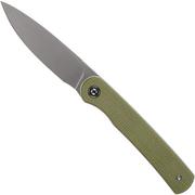 Civivi Stylum C20010B-B Olive Green Micarta pocket knife, Ferrum Forge design