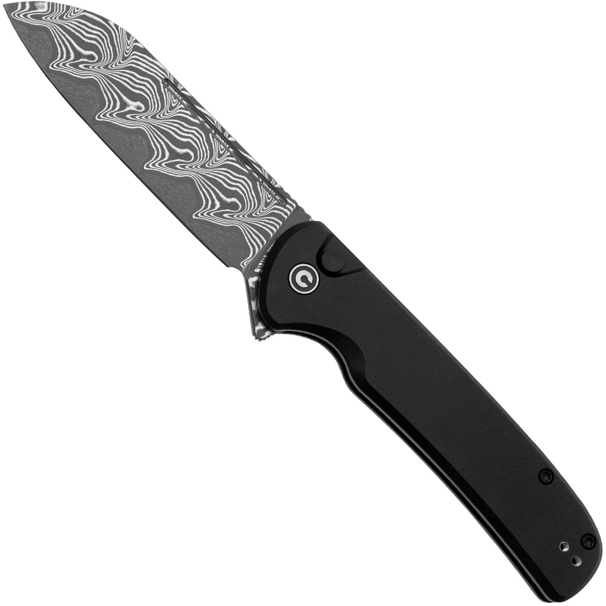 Nóż składany Civivi Chevalier II C20022B-DS1 Damascus Black Aluminium