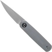 Civivi Lumi C20024-2 Grey G10, Stonewashed pocket knife, Justin Lundquist design