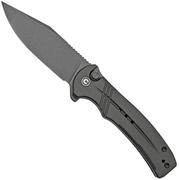 Civivi Cogent C20038D-1 Blackwashed Plain Edge, Black G10 coltello da tasca