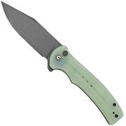 Civivi Cogent C20038D-3 Blackwashed Plain Edge, Natural G10 navaja