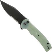 Civivi Cogent C20038E-3 Blackwashed Serrated Edge, Natural G10 navalha