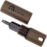 Civivi C20048-2 Key Bit Container Bronze Titanium
