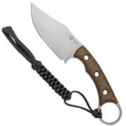 Civivi Midwatch C20059B-2 Brown Burlap Micarta, feststehendes Messer