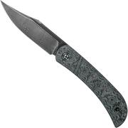 Civivi Appalachian Drifter C2015DS-1 Damascus, Grey G10 Rose Carbon fibre gentleman's knife