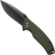 Civivi Pintail C2020C Black, Dark Green Micarta pocket knife