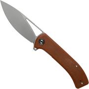 Civivi Riffle C2024A Brown Micarta pocket knife