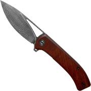  Civivi Riffle C2024DS-2 Damascus, Dark Sandalwood couteau de poche