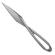  Civivi D-Art C21001-1 plata, cuchillo de cuello diseño Ostap Hel 