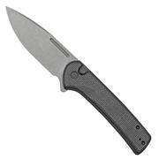 Civivi Conspirator C21006-1 Black Micarta, Stonewashed pocket knife