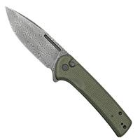Afbeelding voor Civivi Conspirator C21006-DS1 Green Micarta, Damascus zakmes
