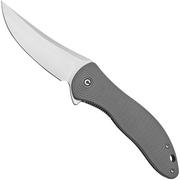 Civivi Synergy 4 C21018A-2 Gray G10, Nitro-V Blade, Satin Trailing Point, couteau de poche, Jim O'Young design