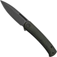 Image pour CIVIVI Caetus C21025C-2 Black Burlap Micarta, Black Stonewashed, couteau de poche