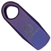 Civivi Ti-Bar C21030-2 Purple Titanium Prybar Tool, Ostap Hel design, strumento portachiavi