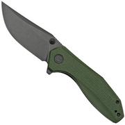 Civivi ODD 22 C21032-2 Green Micarta, couteau de poche