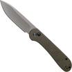 Civivi Elementum Button Lock C2103C Stonewashed, Dark Green Micarta coltello da tasca