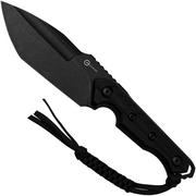 Civivi Maxwell C21040-1 Black G10, Blackwashed, Black Kydex Sheath vaststaand mes, Torbe Knives design