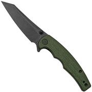 Civivi P87 Folder C21043-3 Green Micarta, couteau de poche