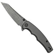 Civivi P87 Folder C21043-DS1 Carbon fibre Overlay Black G10, coltello da tasca