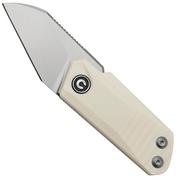 Civivi Ki-V C2108C Ivory G10 coltello da tasca, design di Ostap Hel