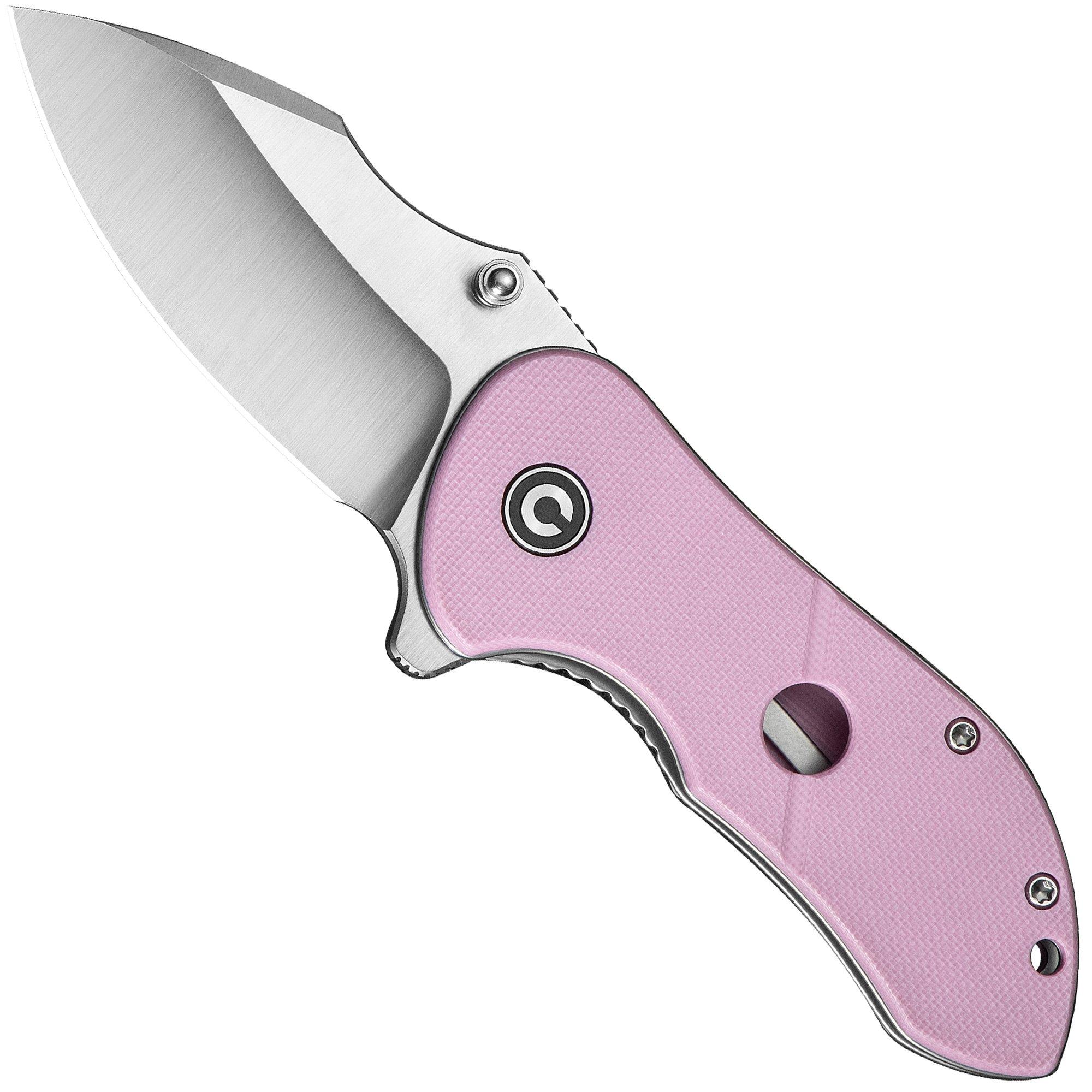 Civivi Gordo C22018C-4, Satin D2, Pink G10, pocket knife, Peter Carey design