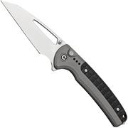 Civivi Sentinel Strike C22025B-2 Grey Aluminium Black FRN, couteau de poche