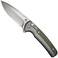 Image pour Civivi Sentinel Strike II C22025D-2 Nitro-V, Grey Aluminium, Green FRN, couteau de poche