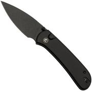 Civivi Qubit C22030E-1 Black Aluminium, coltello da tasca