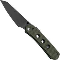 Immagine per Civivi Vision FG C22036-3 Green Micarta, Black Nitro-V Blade, coltello da tasca, design di Snecx Tan
